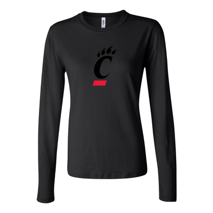 BELLA CANVAS Cincinnati Bearcats Jersey Long Sleeve Tee