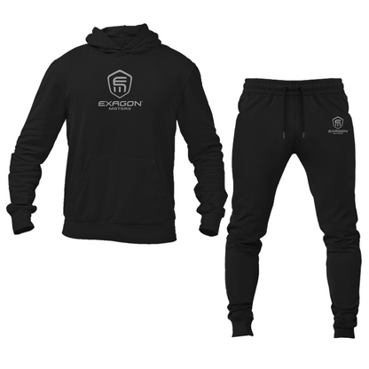 Men's Exagon Motors Logo Hoodie Joggers Set