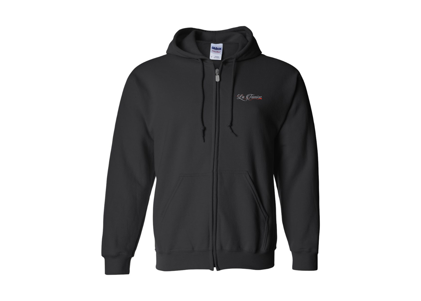 Men's La Tamise Logo Gildan  Heavy Blend Full Zip Hooded Sweatshirt