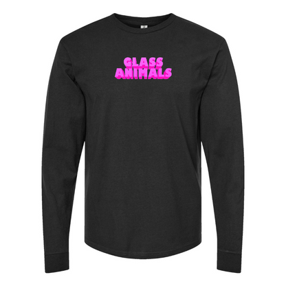 Men's Glass Animals Logo Cotton Long Sleeve T-Shirt