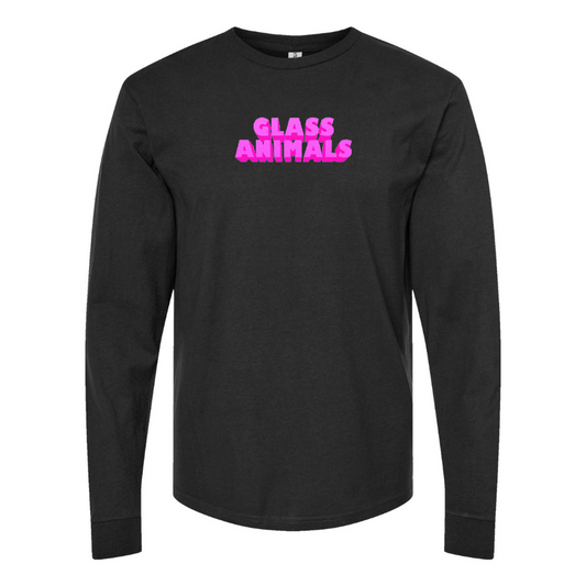Men's Glass Animals Logo Cotton Long Sleeve T-Shirt
