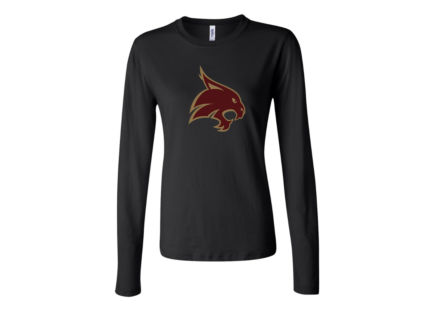 BELLA CANVAS Women’s Texas State Bobcats Jersey Long Sleeve Tee