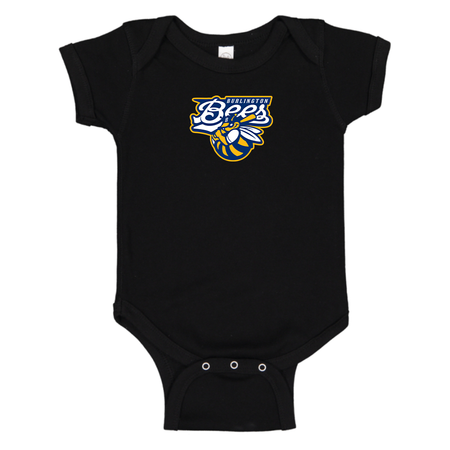 Burlington Bees  Logo Baby Onesie Romper