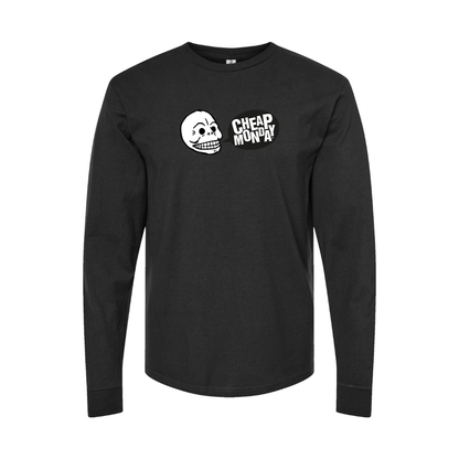 Youth Cheap Monday Logo Cotton Long Sleeve T-Shirt