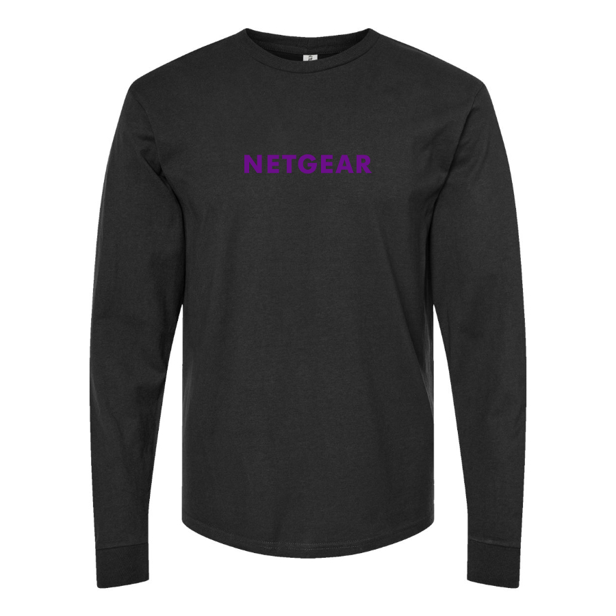 Youth Netgear Logo Cotton Long Sleeve T-Shirt
