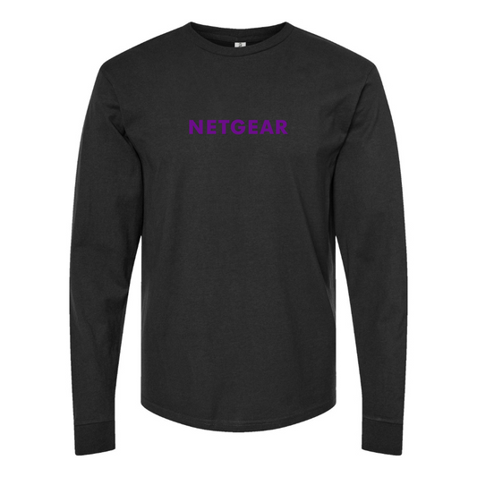 Youth Netgear Logo Cotton Long Sleeve T-Shirt