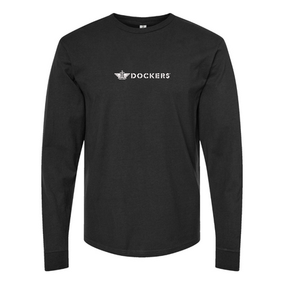 Men's Dockers Logo Long Sleeve T-Shirt