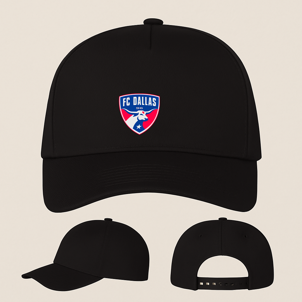 FC Dallas Soccer Logo Five Panel Twill Snapback Cap