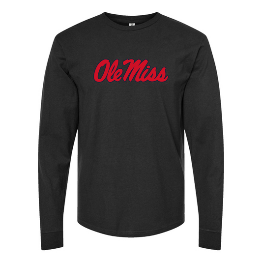 Youth Mississippi Rebels  Logo Long sleeves
