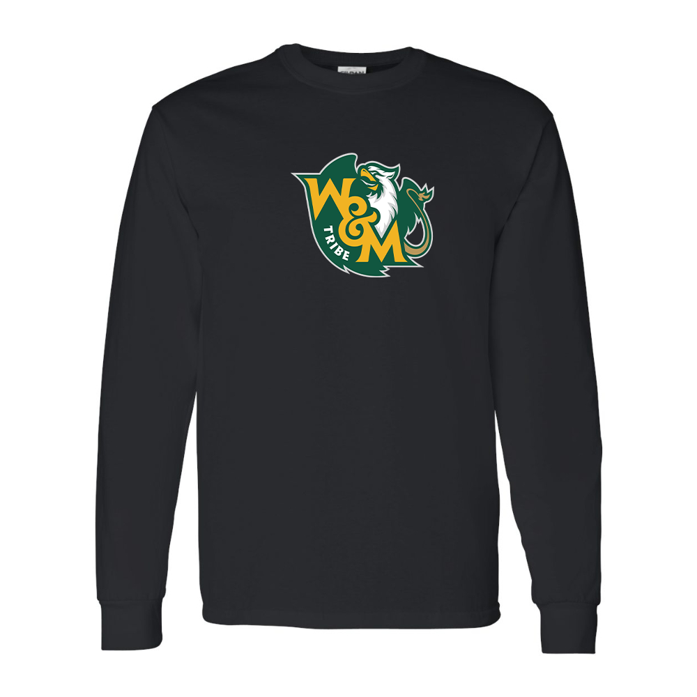Men's William and Mary Tribe Gildan Heavy Cotton Long Sleeve T-Shirt