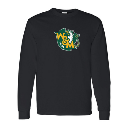 Men's William and Mary Tribe Gildan Heavy Cotton Long Sleeve T-Shirt