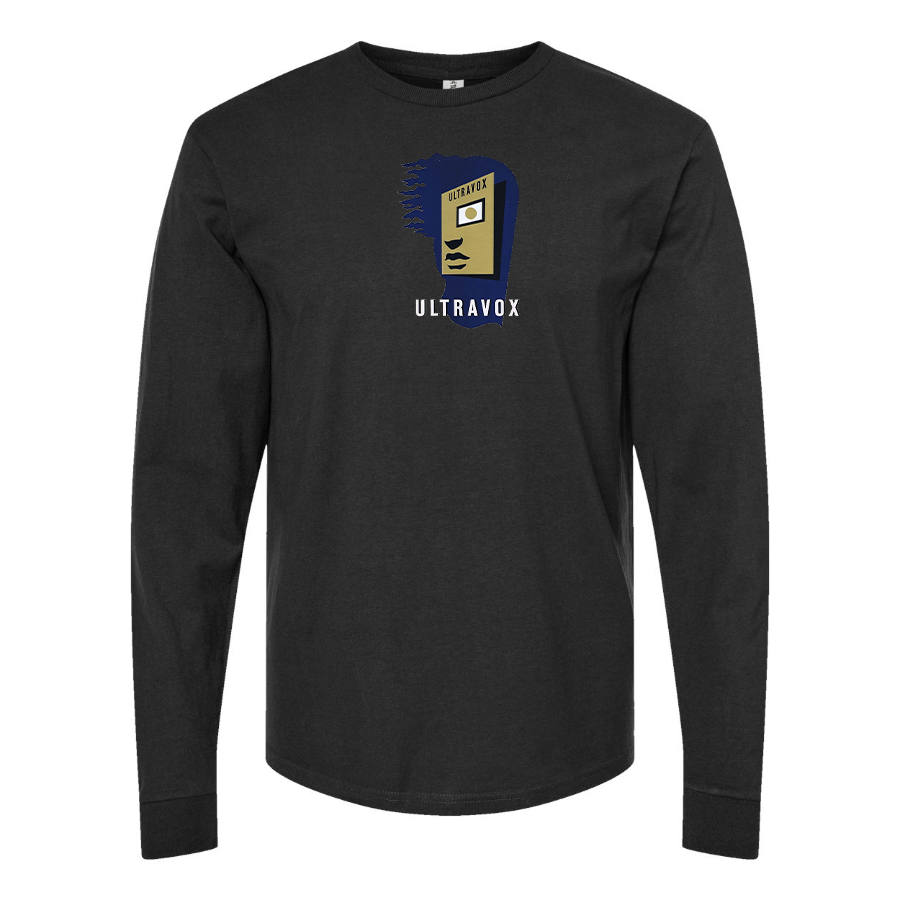 Men's Ultravox Logo  Cotton Long Sleeve T-Shirt