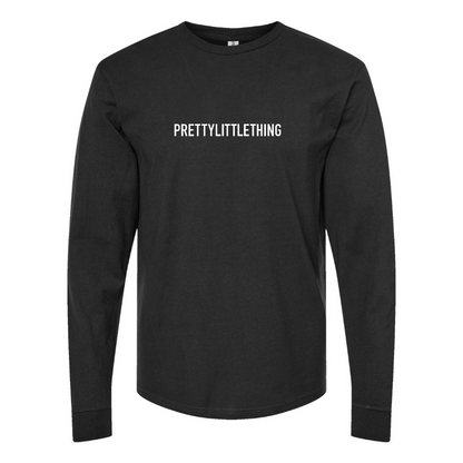 Youth Pretty Little Thing Logo Cotton Long Sleeve T-Shirt