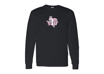 Men's Texas Southern Tigers Gildan Heavy Cotton Long Sleeve T-Shirt