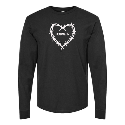 Men's KAROL G Logo Cotton Long Sleeve T-Shirt