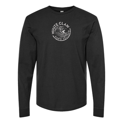 Men's White Claw Logo Cotton Long Sleeve T-Shirt