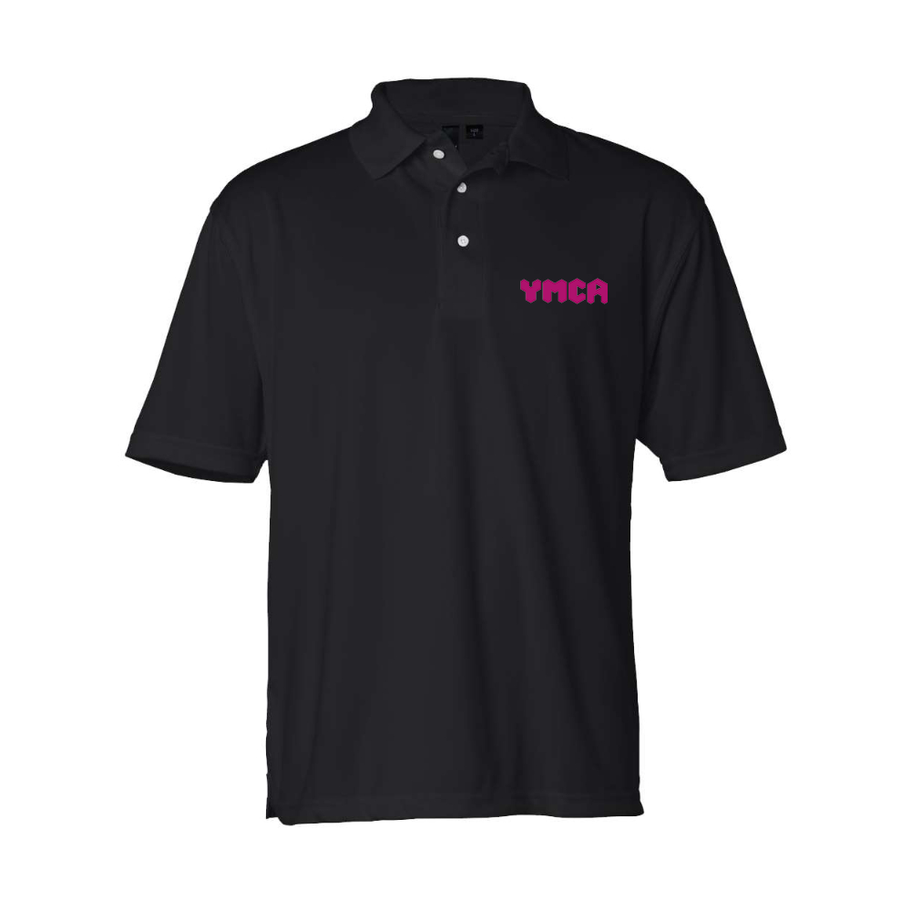 Men's   YMCA Mauve Sierra Pacific Moisture Free Mesh Polo