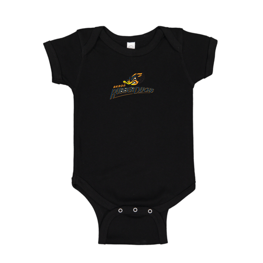 Akron RubberDucks Logo Baby Romper Onesie