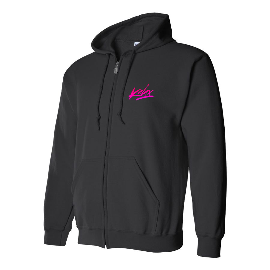 Men's Kalax Logo  Zipper Hoodie