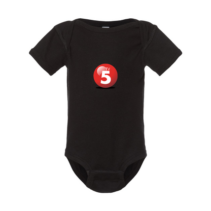 ABC TV5 Logo Rabbit Skins Infant Baby Rib Bodysuit