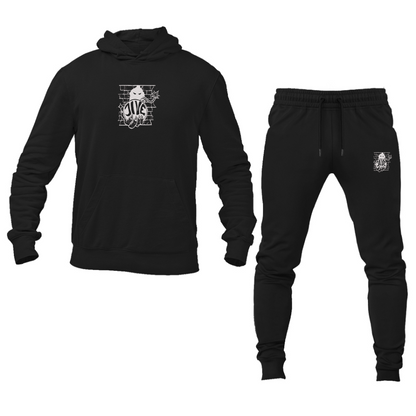 Men's Jivebomb Logo Hoodie Joggers Set