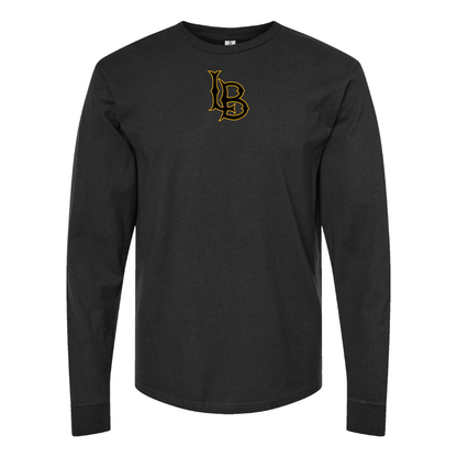 Youth Long Beach State 49ers Logo Cotton Long Sleeve T-Shirt