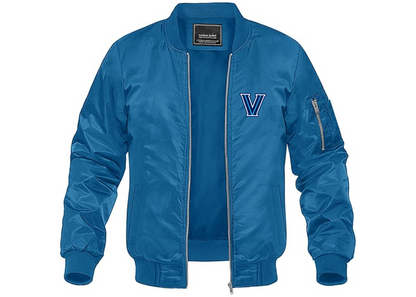 Men's Villanova Wildcats Lightweight Bomber Jacket Windbreaker Softshell Varsity Jacket Coat