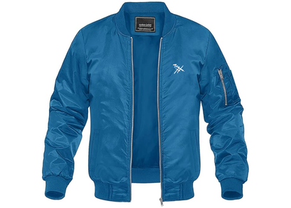Men's The xx Logo Lightweight Bomber Jacket Windbreaker Softshell Varsity Jacket Coat