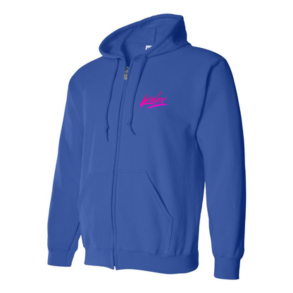 Men's Kalax Logo  Zipper Hoodie