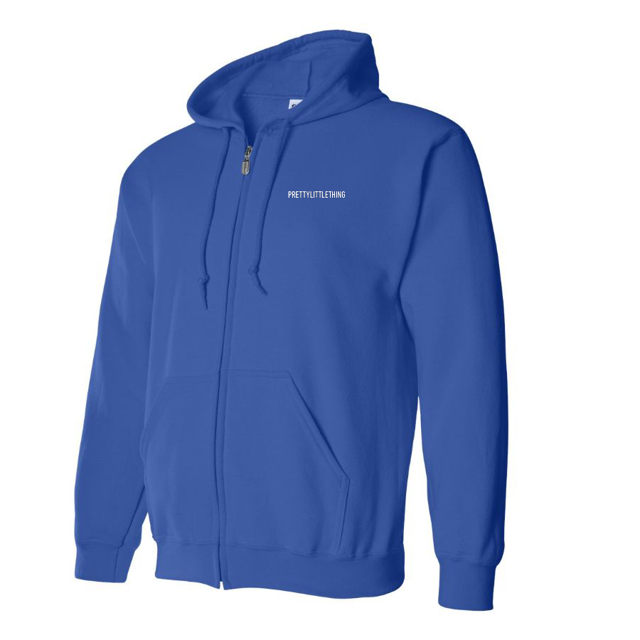 Men's Pretty Little Thing Logo Zipper Hoodie