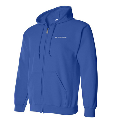 Men's Pretty Little Thing Logo Zipper Hoodie