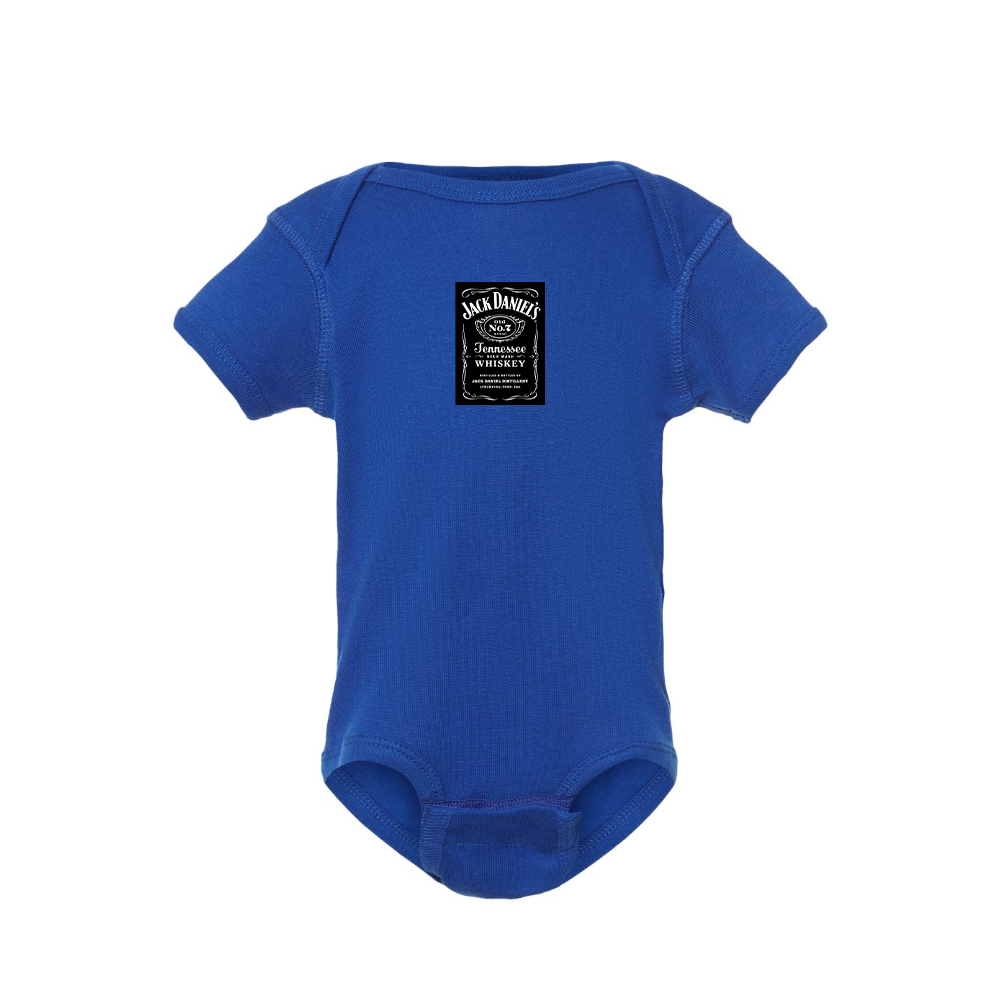Jack Daniels Logo Baby Romper Onesie