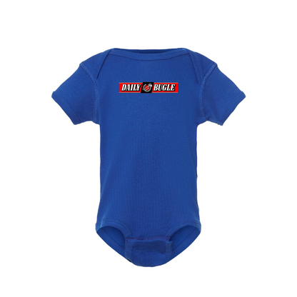 Daily Bugle Logo Baby Romper Onesie