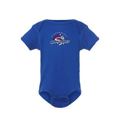Binghamton Rumble Ponies Logo Baby Romper Onesie