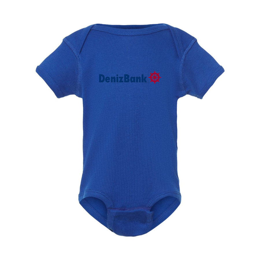 DenizBank Logo Baby Onesie Romper