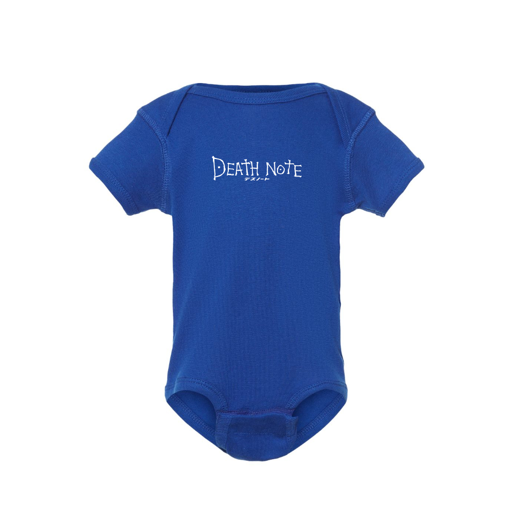Death Note Logo Baby Romper Onesie