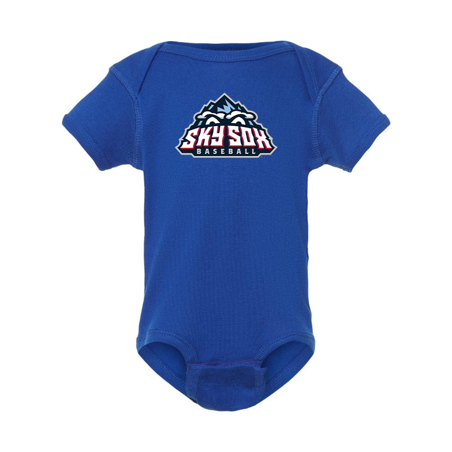 Colorado Springs Sky Sox Logo Baby Onesie Romper