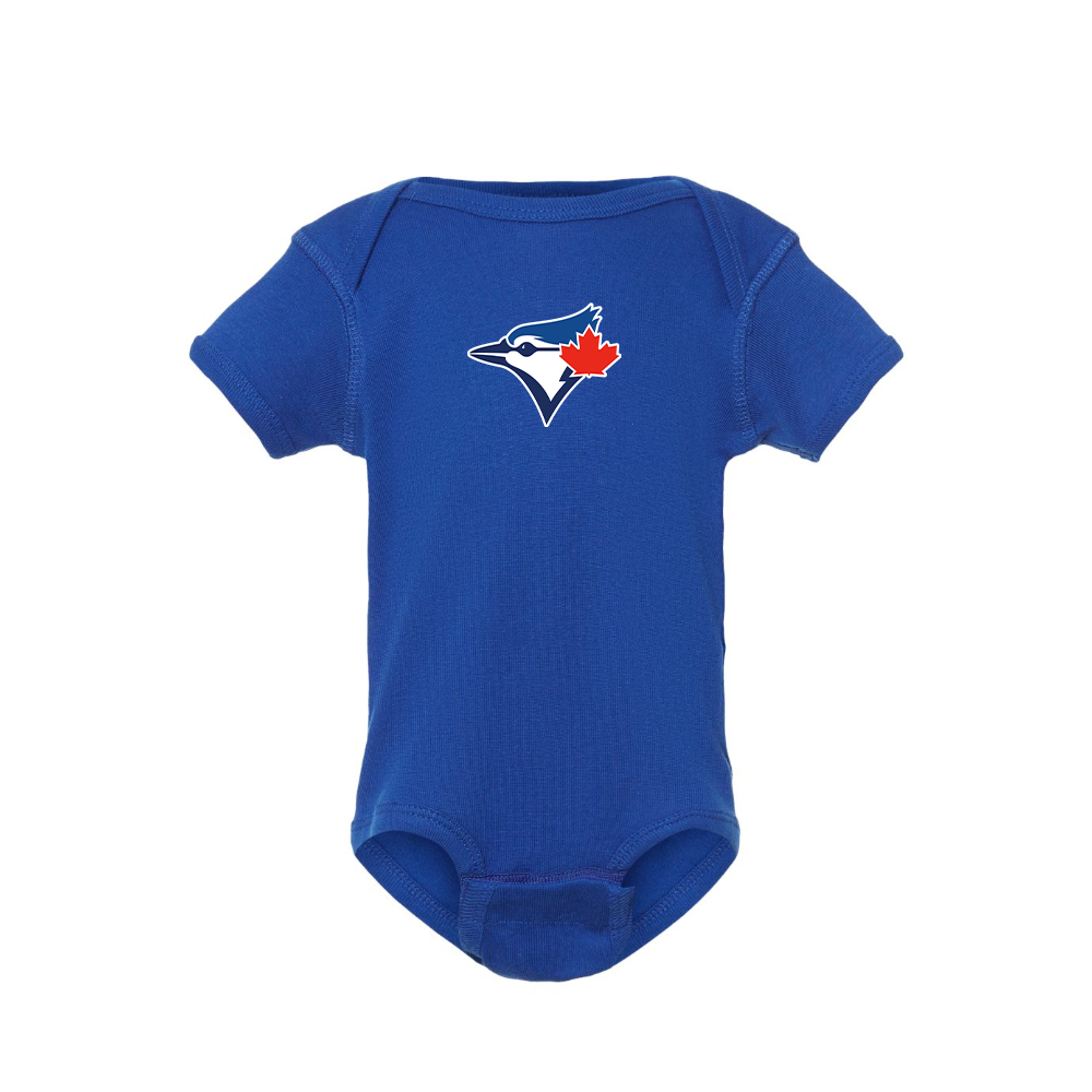 Bluefield Blue Jays Logo Baby Romper Onesie