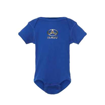 Beijing Automobile Works Logo Baby Romper Onesie