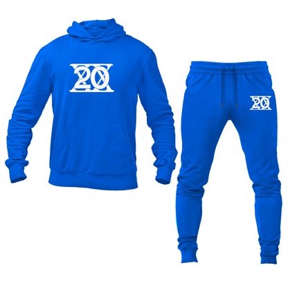 Men's Twentieth Century Motor Car Corporation Logo Hoodie Joggers Set
