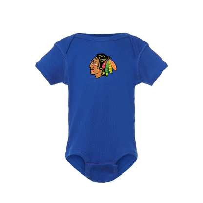 Blackhawks Logo Baby Romper Onesie