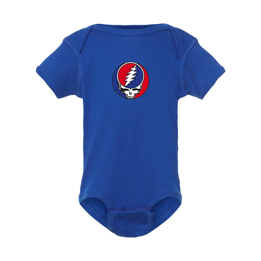 Gratefu Dead Logo Baby Onesie Romper