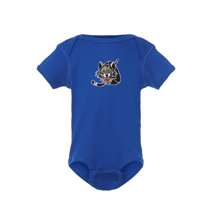 Chicago Wolves Logo Baby Romper Onesie