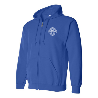 Men's Pizza Express Logo Zipper Hoodie