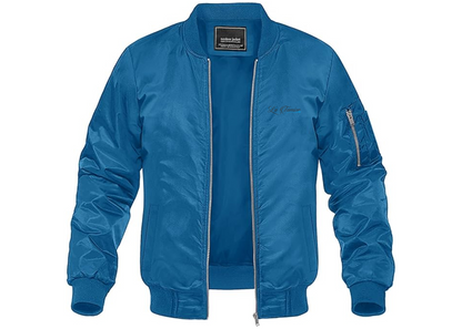 Men's La Tamise Logo Lightweight Bomber Jacket Windbreaker Softshell Varsity Jacket Coat