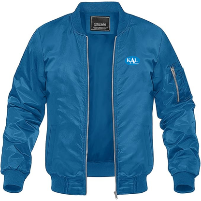 Men's  Kerala Automobiles Limited Logo Lightweight Bomber Jacket Windbreaker Softshell Varsity Jacket Coat