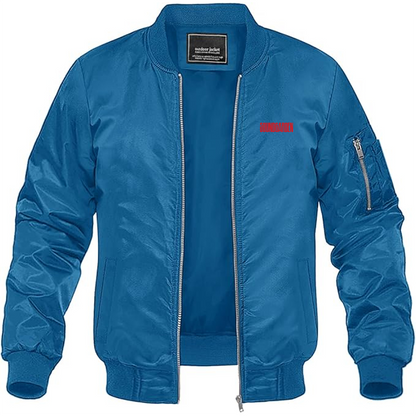 Men's Soundgarden Logo Lightweight Bomber Jacket Windbreaker Softshell Varsity Jacket Coat