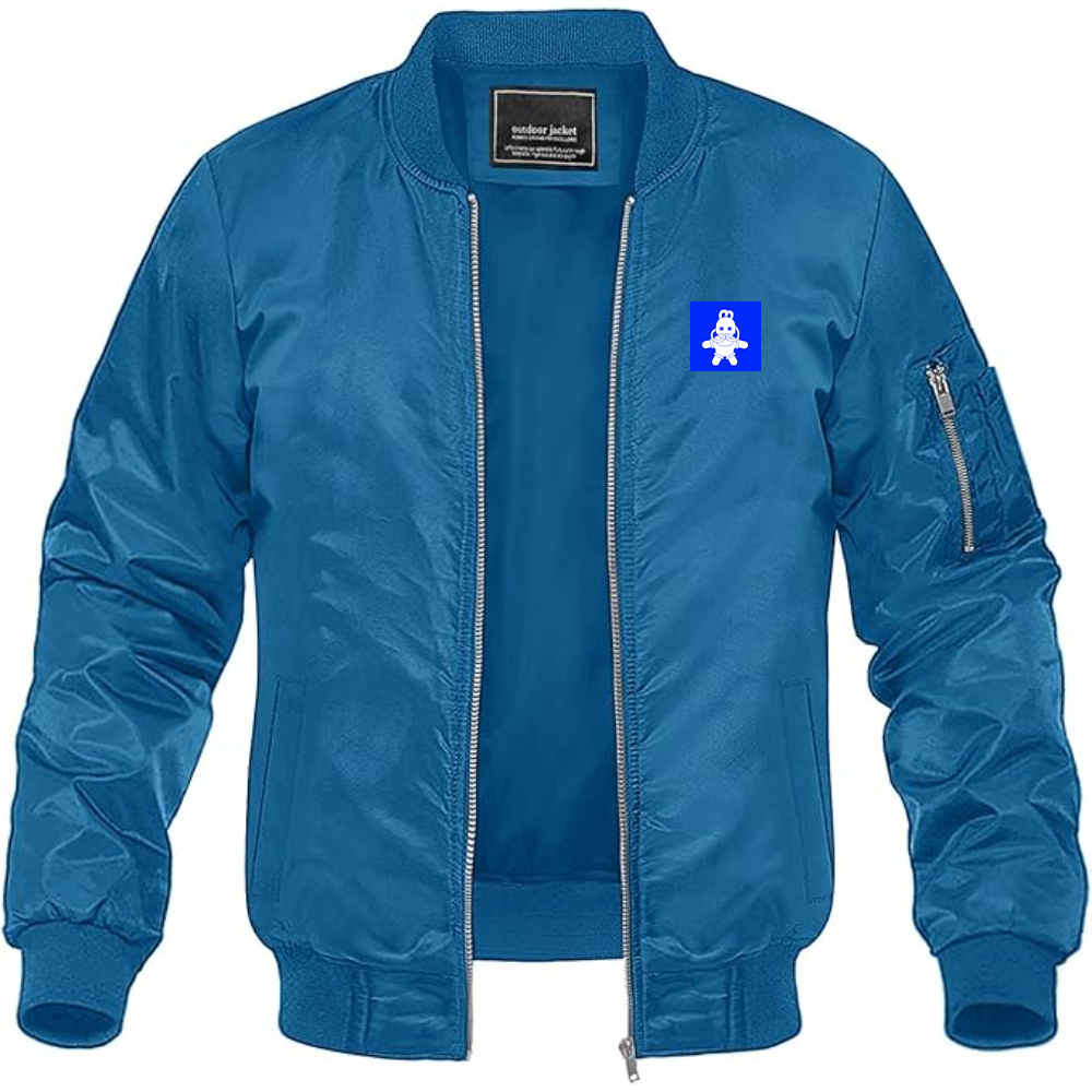 Men's  Mac Miller Logo Lightweight Bomber Jacket Windbreaker Softshell Varsity Jacket Coat