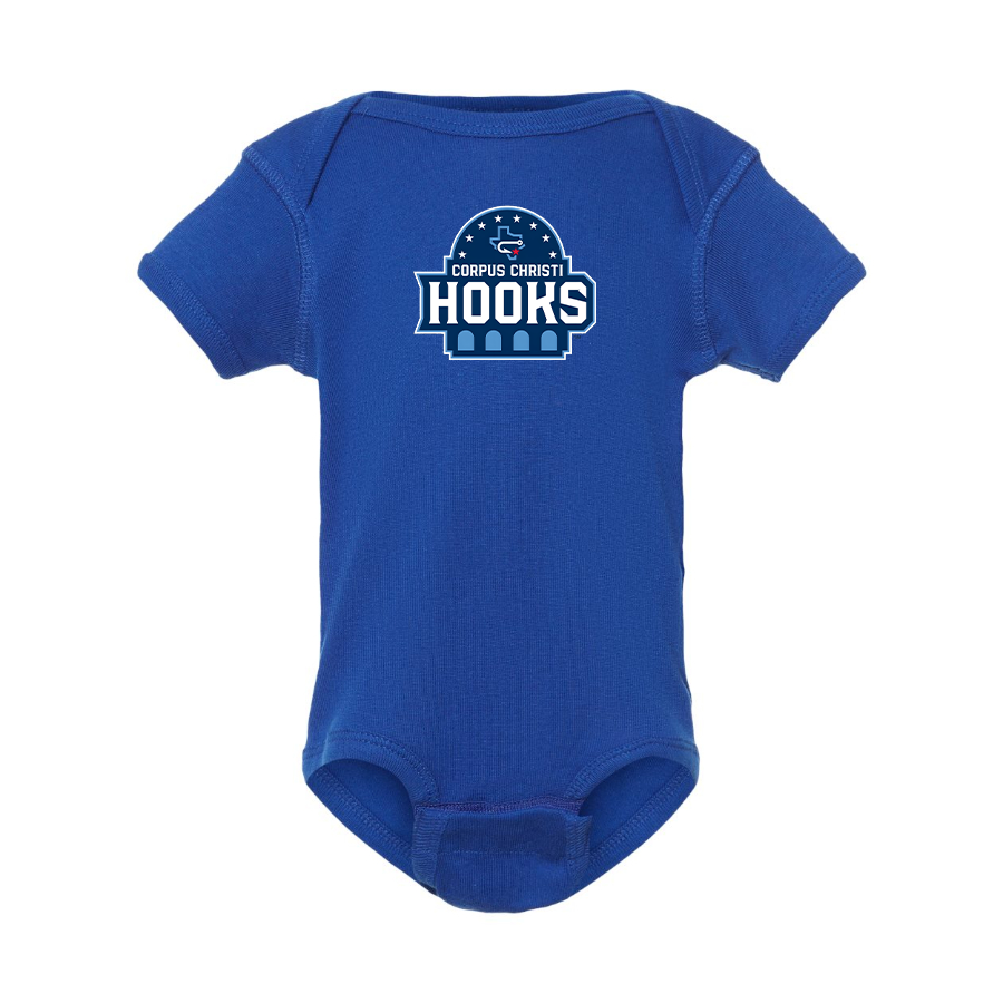 Corpus Christi Hooks Logo Baby Onesie Romper