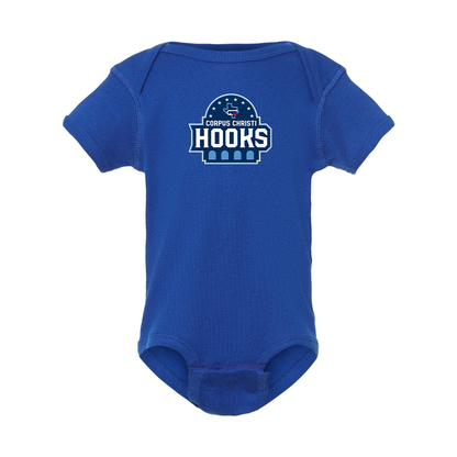 Corpus Christi Hooks Logo Baby Onesie Romper